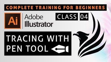 Adobe Illustrator For Beginners - Training Class 4 - Tracing with Pen Tool