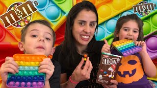 Pop It De M&Ms Com Chocolate Hersheys Fidget Toys - Família Bigo