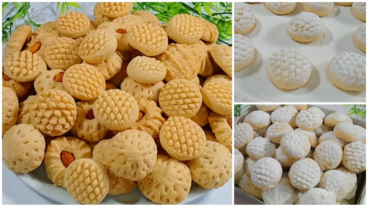 كحك العيد الدايب اخيرا جبتلكم السر الحقيقي لكحك ناعم ومظبوط بطريقة جدتي وب 5نقشات مختلفه بدون تعقيد