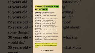 A Man's Journey With His Mother #quotes #wisdom #psychology #life #jurney #lifelessons #wisewords