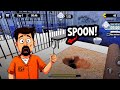 PRISON ESCAPE WITH SPOON!😨 Prison Escape Simulator Gameplay Video #01