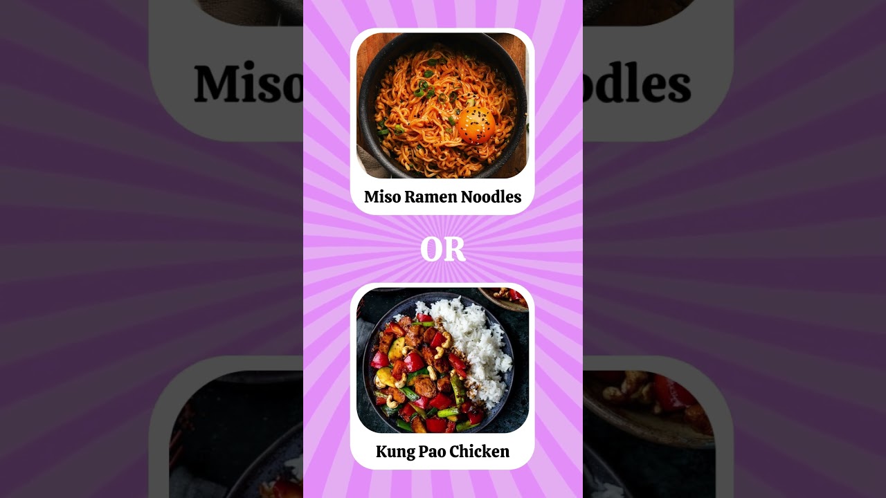 Would You Rather…? FOOD Edition