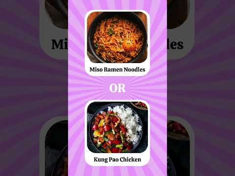 Would You Rather…? FOOD Edition
