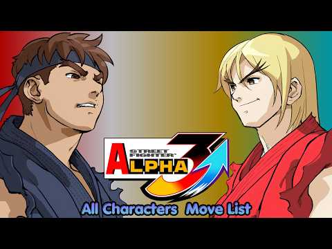 SFA3 - All Characters Move List