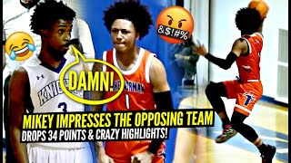 Mikey Williams Went SO CRAZY The Opposing Players Were In SHOCK!! Drops MEAN 34 POINTS!