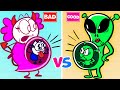 Max は悪魔の妊婦の腹にいた | GOOD Pregnant vs BAD Pregnant Funny Moment | Animated Short Films