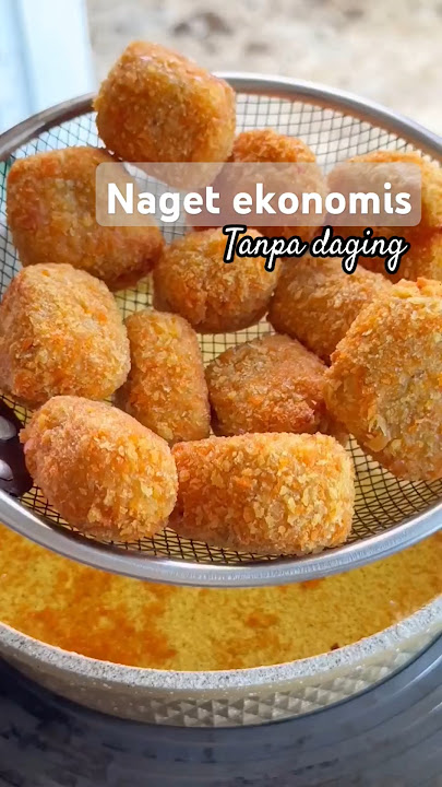 Resep naget ekonomis tanpa daging #cooking #masakmasak #naget #resep #copypaste