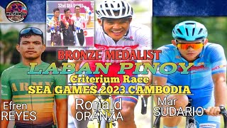 CRITERIUM RACE Mens elite |SEA GAMES 2023 CAMBODIA| 3rd RONALD ORANZA