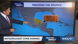 Tropical update: System in southern Gulf now has 50% chance for development