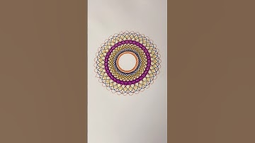 Mesmerizing ASMR Spirograph Art | Calming Spiral Art Therapy! #art #shorts #spirograph #trending