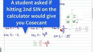 Math 2412 Sec 6 2 Trigonometric Functions: The Unit Circle Approach