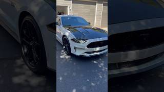 Mustang Gets Hood & Trunk Wrapped In Gloss Black🔥.. #atlantabusiness #businessentrepreneur