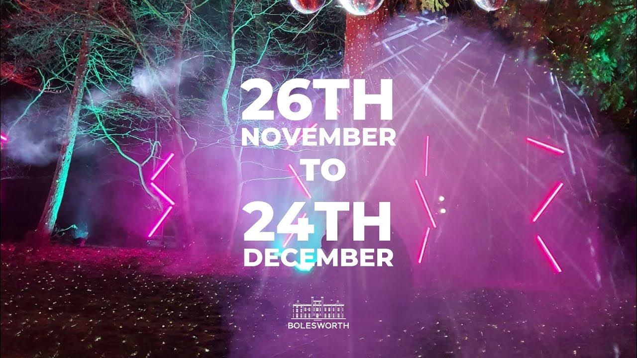 Bolesworth Christmas Lights Trail 2021 YouTube