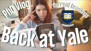Back At Yale | History PhD Student Vlog | Reading Jennifer Morgan, 2022 Goals, New Camera, etc