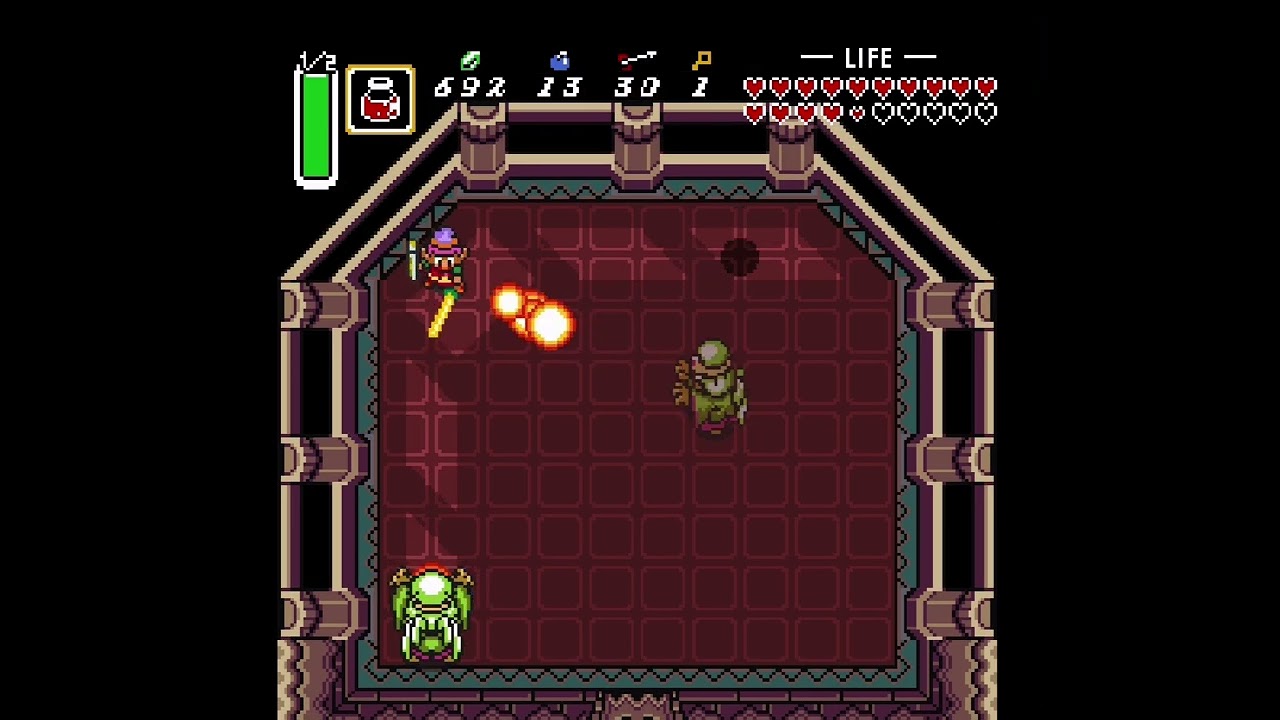 Agahnim Boss Fight in A Link to the Past