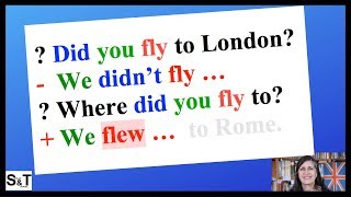 Let's practice SIMPLE PAST Irregular Verbs - AFFIRMATIVE, NEGATIVE, QUESTION & ANSWER screenshot 3