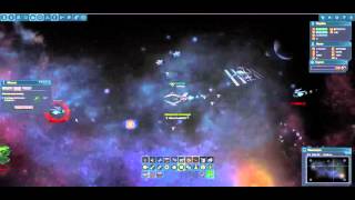 DarkOrbit - Goliath на 2-3.  Убивау мелочевку.