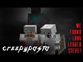 Wilddogxd and i found long legged steve minecraft creepypasta