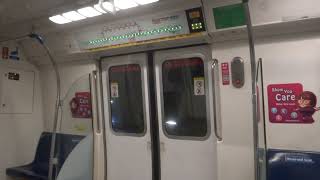 SMRT Trains C151, Kawasaki EMU (Mitsubishi GTO-C, CBTC) - Tuas West Rd to Tuas Crescent (New Chime)