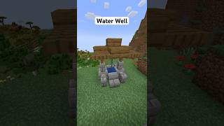 Water Well Tutorial in Minecraft #shorts