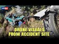 Doda Bus Accident: Drone visuals show the deep gorge into which the bus fell
