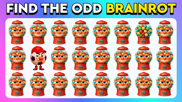 Find the ODD One Out! BRAINROT Challenge - Impossible Mode! 🔍🤯