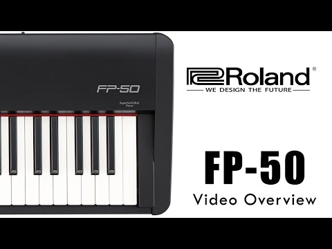 Roland FP-50 Portable Digital Piano Video Overview 2015 (Discontinued)