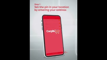 Cargills Online - How to set up your delivery location?