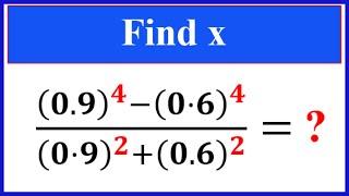 Nice Exponent Math Simplification | Find the Value of X