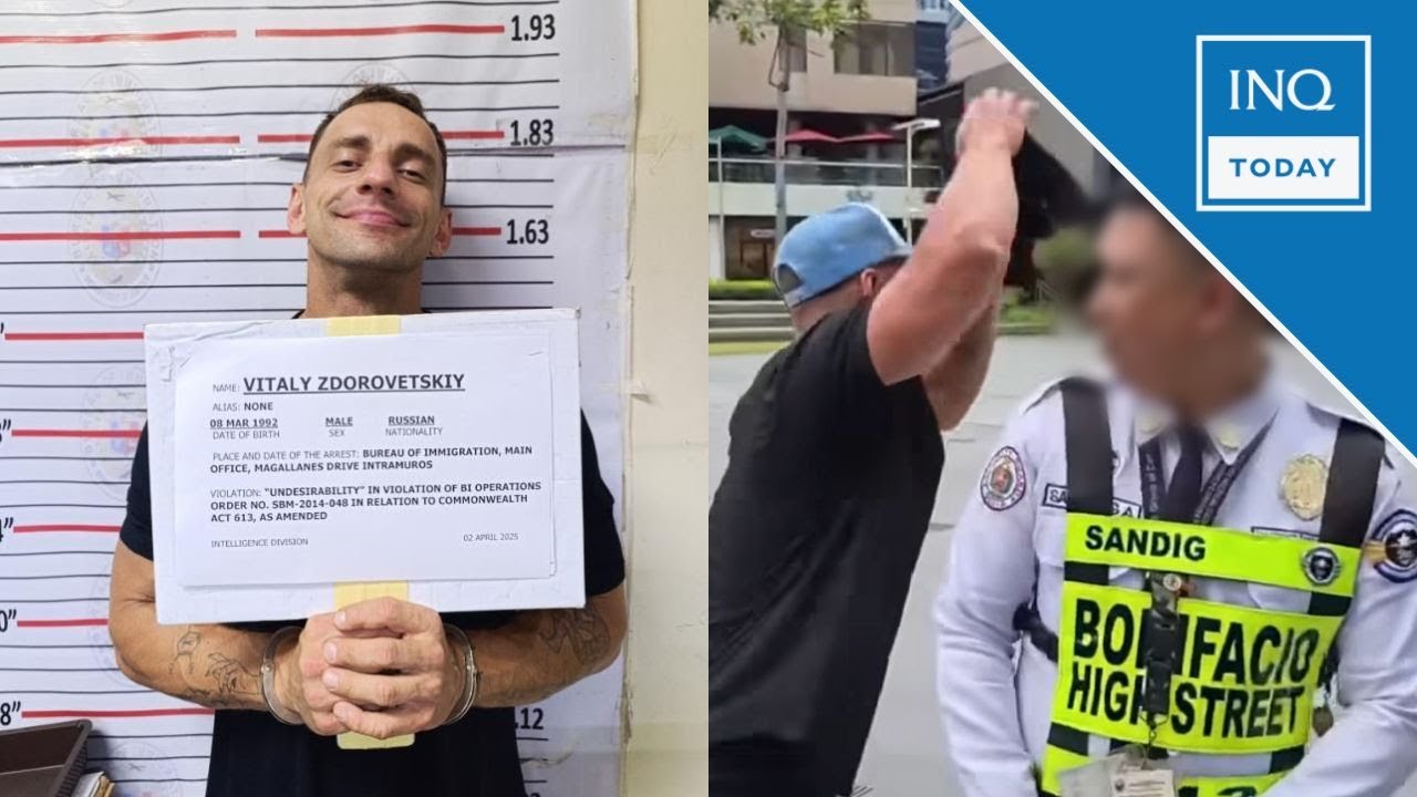 Russian vlogger faces deportation after harassing Filipinos in BGC ...
