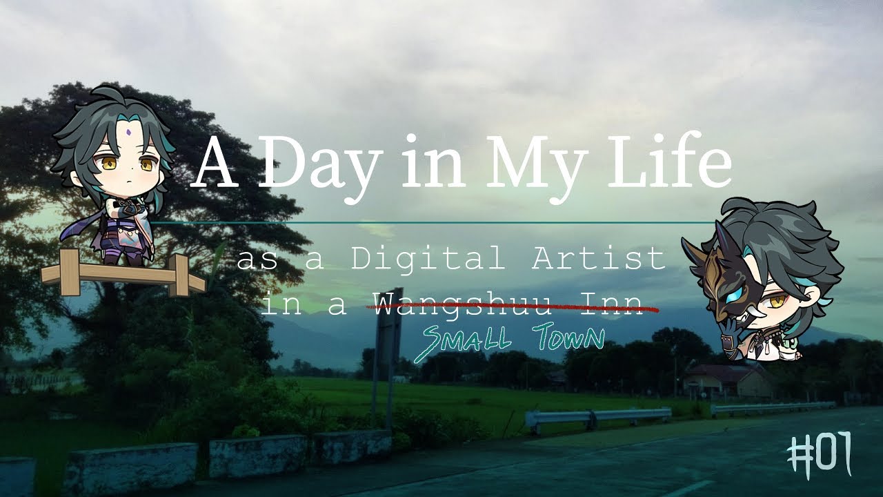 A Day in My Life as a Digital Artist in a Small Town: Art Vlog 1