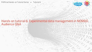 FAIRmat Tutorial 6: Q&A