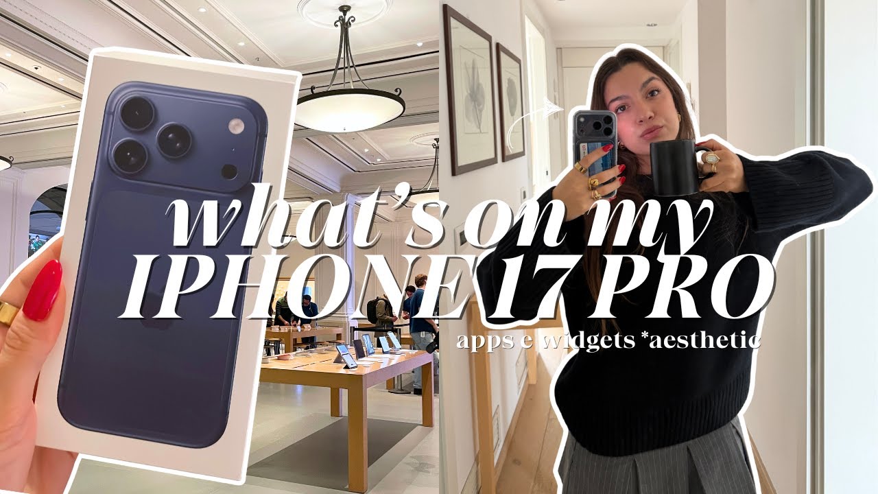 WHAT’S ON MY IPHONE 17 PRO ✧ 📱come ho organizzato il mio nuovo telefono