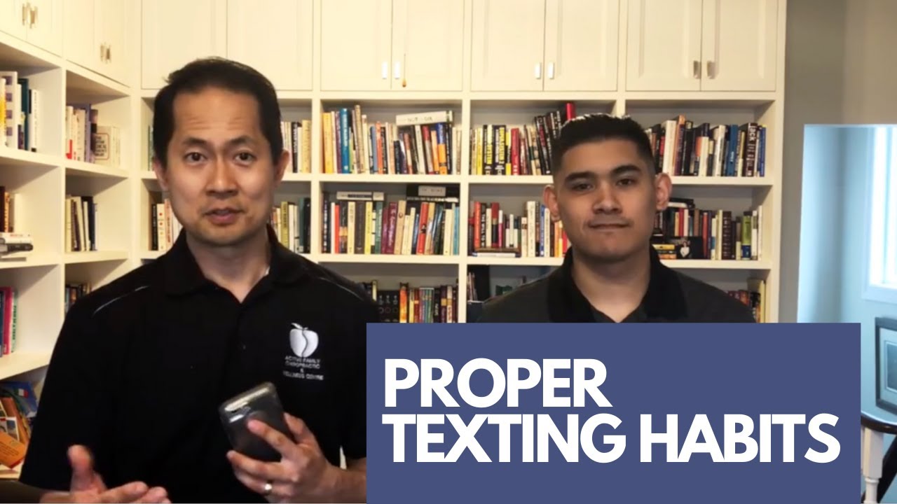 Proper Texting Habits Dr. Suharto Ongko Chiropractor in Mississauga