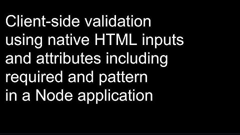 Client-side Validation