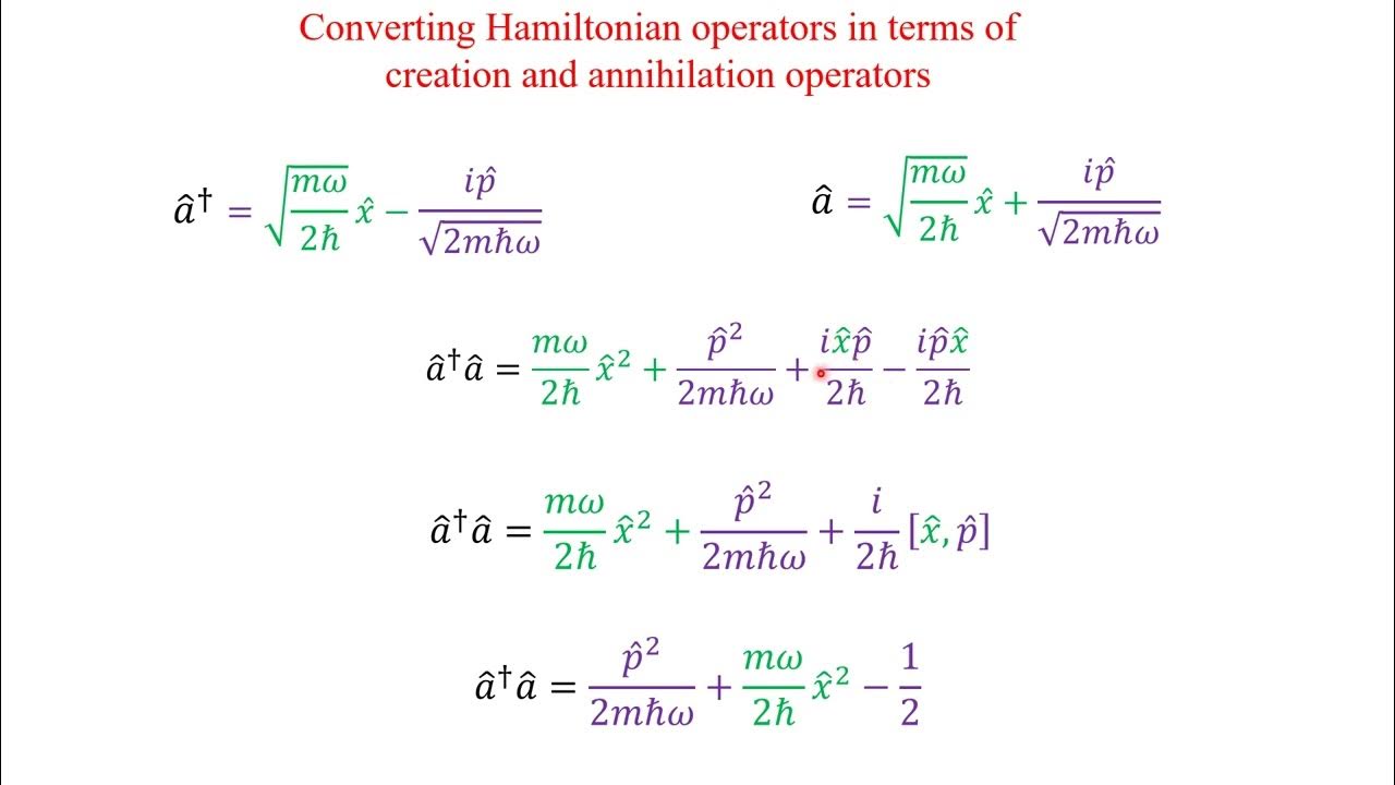 QT 7.2U (Tamil) Matrix theory of Harmonic Oscillator Part 2