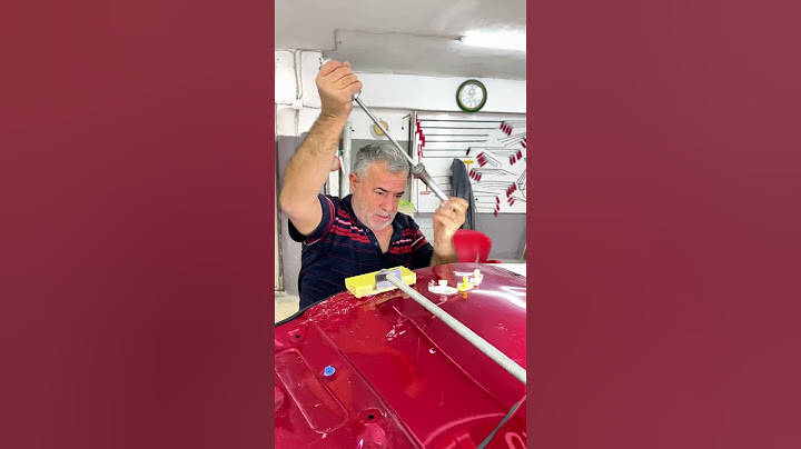 Boyasız göçük düzeltme işlemi #automobile #detailwork #detailes #details #foryou ￼#shortvideos