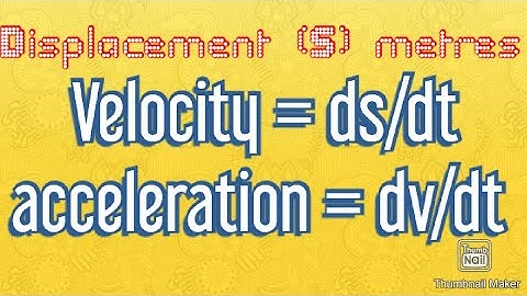 APPLICATION OF DIFFERENTIATION IN VELOCITY AND ACCELERATION.