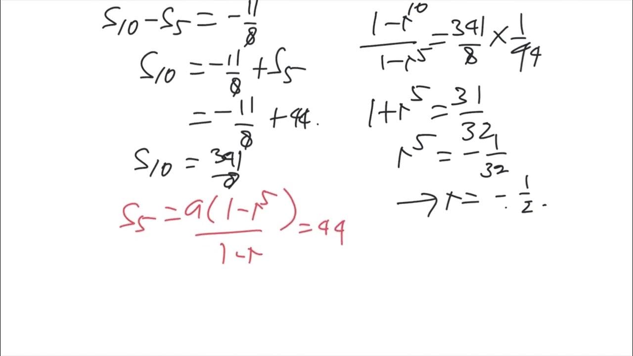 Dalam Deret Geometri Jumlah Lima Suku Pertamaadalah 44 Dan Jumlah dalam-deret-geometri-jumlah-lima-suku-pertamaadalah-44-dan-jumlah