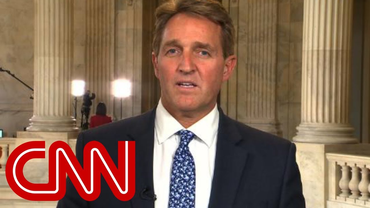 Trump takes a dig at Jeff Flake as he congratulates the winner of the GOP ...