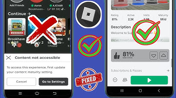 Fix Roblox "Content Not Accessible" Error - Can
