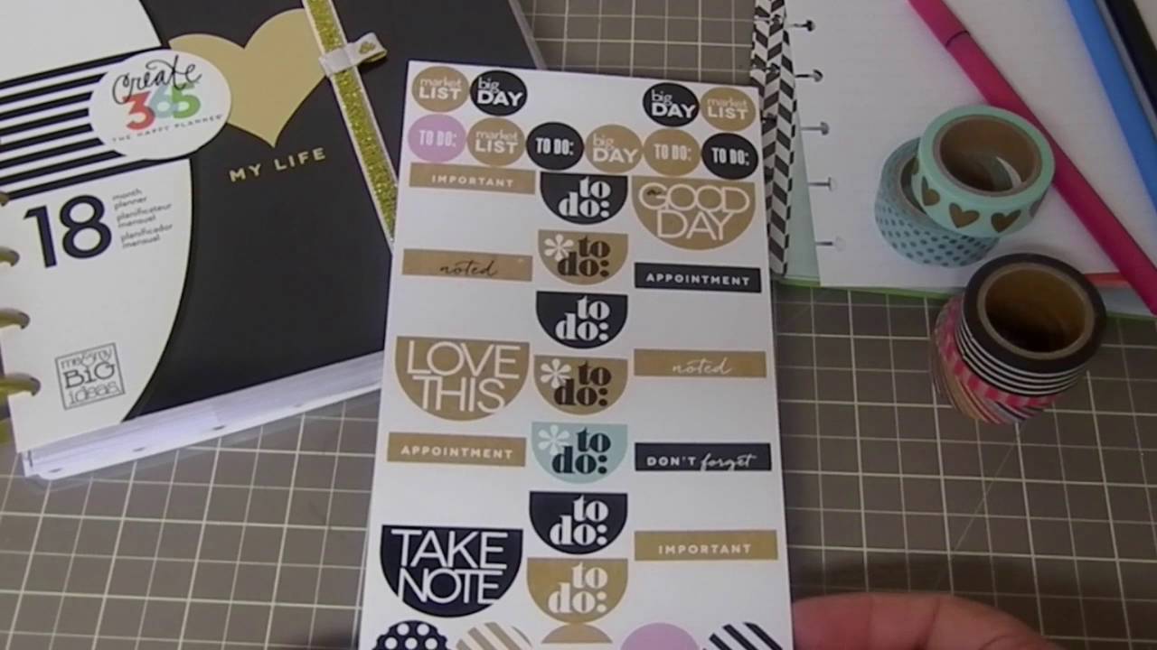 Costco The Happy Planner Kit Unpackaging YouTube