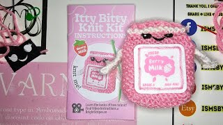 Five Below Itty Bitty Knit Kit Berry Milk How To Knit For Beginners