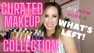 I Decluttered 3/4 of My Makeup...Heres Whats Left | Curated Makeup Collection