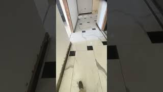 60x120 floor tile installation accurate tile construction #youtubeshorts #tiles #tilesgop