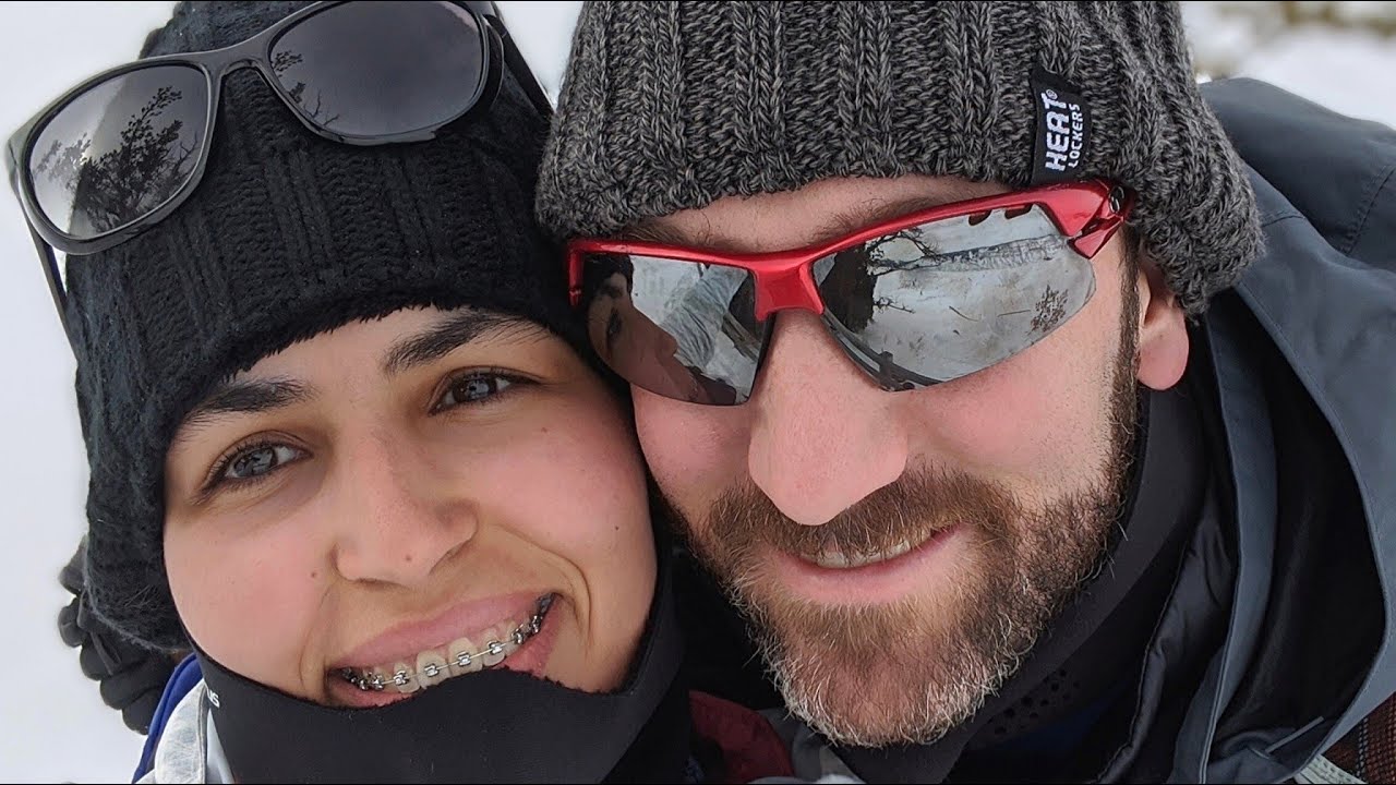 Yellowstone National Park in winter- geothermal pools- Wyoming