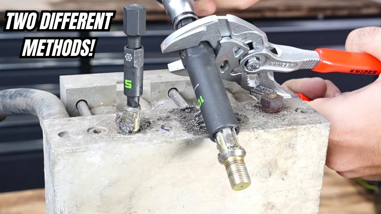 Removing Rounded Bolt Two Different Methods to Remove Rounded-Out Fasteners and Bolts with ...