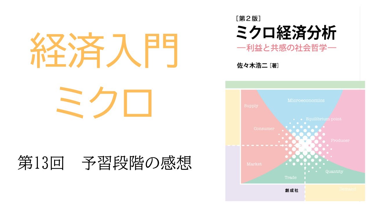 2025 Introduction to Economics (Micro) 13th Lesson: Impressions of