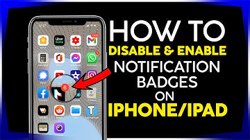 How to Enable and Disable Notification Badges on your iPhones Ipads