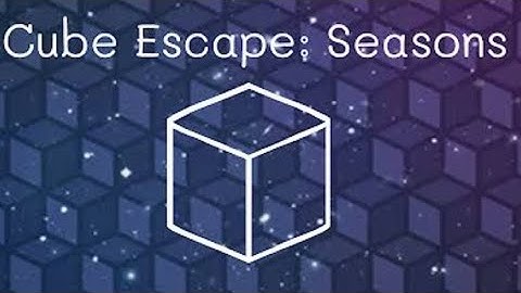 CUBE ESCAPE: SEASONS walkthrough (RUSTY LAKE)